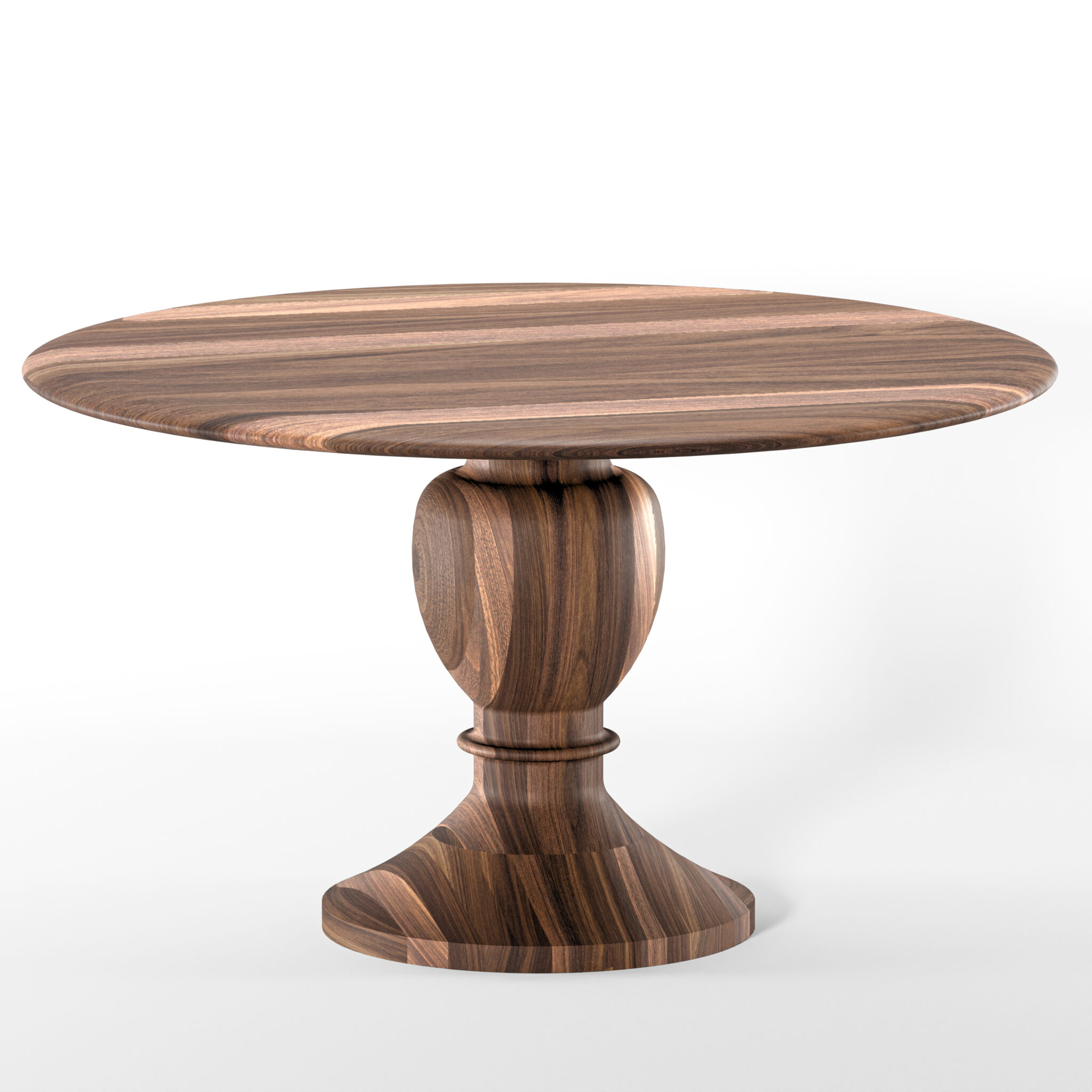 Provance Pedestal Table Walnut - Image 6